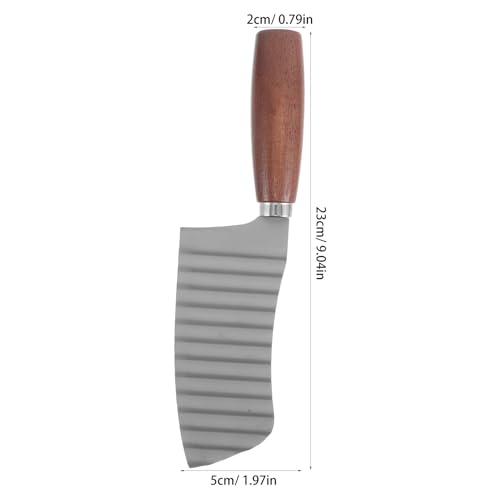 Herramienta de Corte Ondulado Acero Inoxidable con Mango de Madera miniatura 2