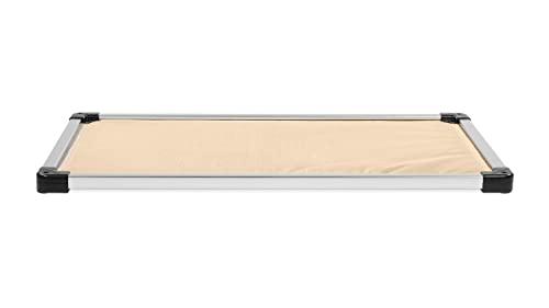 K9 Ballistics Chew Proof Armored Padded Dog Crate Pad Bed Indestructible Mat Small Sizes For Dogs Who Chew Their Beds, Water Resistant,Aluminum Frame Fits In Crate In 29"X18", Sandstone #TOP1