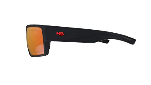 ÓCULOS HB NARRABEEN MATTE BLACK RED CHROME