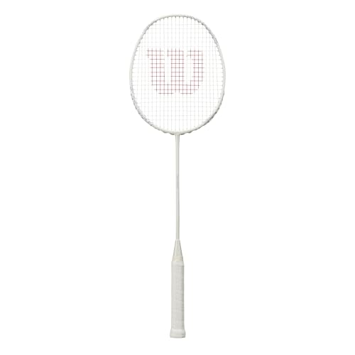 Wilson Vertex 3000 Badminton Racket, Blanc/Bleu