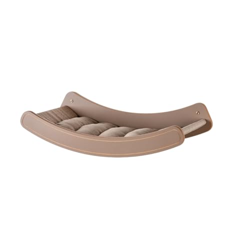 Rede de Parede Premium Estofada Para Gatos Nick Marrom