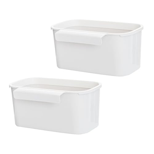 NIYANGLE 2 pezzi Contenitore Sospeso per Rifiuti Cucina Chiodi Design Compatto per Cucina Camera Bagno e Dormitorio Pratico e Facile da Spostare