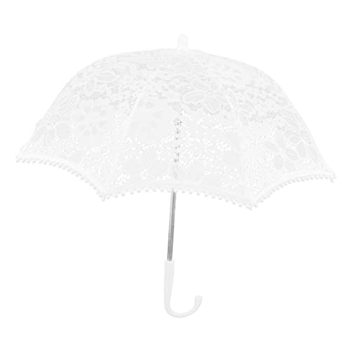 Veemoon Umbrella Set Wedding Bridal Flower Girls Photo Props Unique Vintage Style Lightweight and Portable
