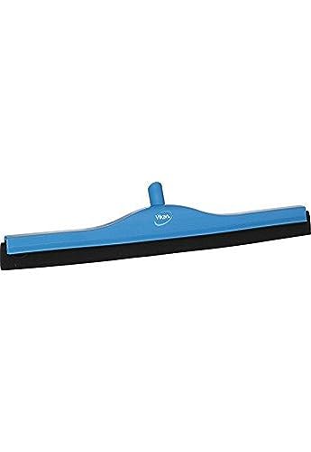 Escobilla de suelo Vikan azul de cabeza fija y 28 pulgadas en material PP/RB
