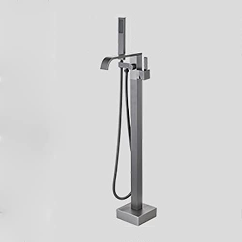 Mitigeur de baignoire cascade noir avec douchette | MOCHAMIK