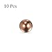 Kozelo 10pcs Copper Precision Balls - [5/16-inch] Round for Bearings Bushings Valves, Machinery, Automotive, and DIY Use