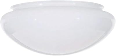 50-331 10″ MUSHROOM GLASS – Fitter; 4-9/16 in.; Height; Sprayed Inside White