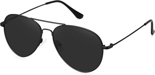 Image of Full Rim Pilot Sunglasses| Glass And 100% Uv Protected | Men & Women