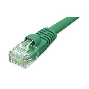 CAT5e Enhanced Patch Cable with Boot 7ft Green