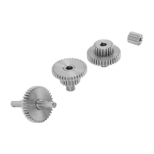 RC-Crawler-Zahnradsatz, Edelstahl, Einfache Installation, Leichtes, Pr&auml;zises RC-Getriebe f&uuml;r Traxxas TRX4M 1/18 Crawler (9,7:1)
