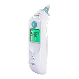 Braun ThermoScan 6, IRT6515 – digitale oorthermometer voor volwassenen, baby’s, peuters en kinderen – snel, zacht en nauwkeurig met kleurgecodeerde resultaten