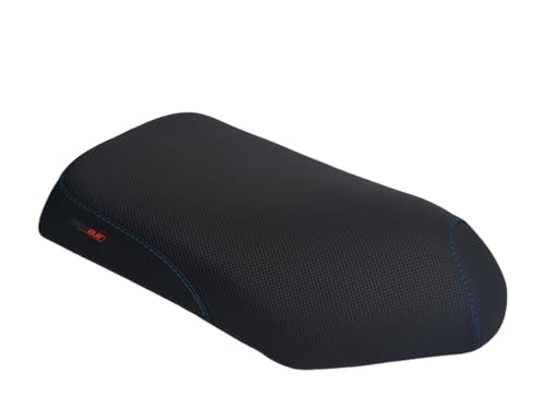Housse de selle Silence S02 2019 anti-pluie protection noire coutures bleues