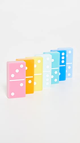 Set de dominó multicolor Lucite para mujer miniatura 3