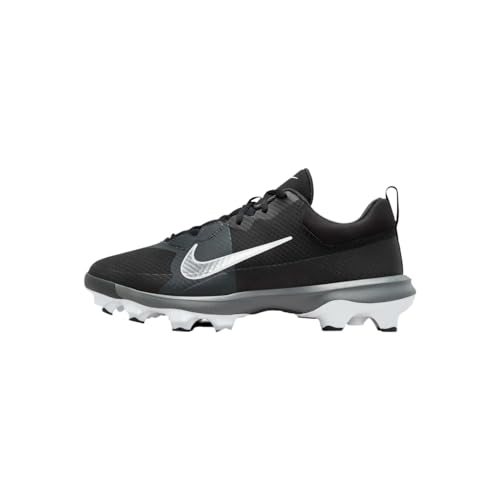 Image of Nike Force Trout 9 Pro MCS Baseball Cleats (FB2908-001, Black /White-Anthracite-Cool Grey)