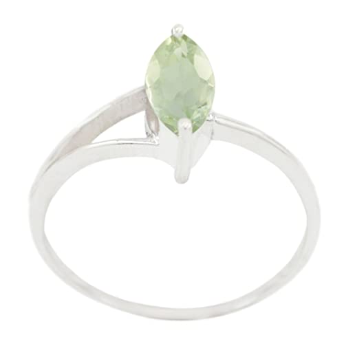 Bague en argent 925 House of Rings avec marquise colorée pour homme et femme