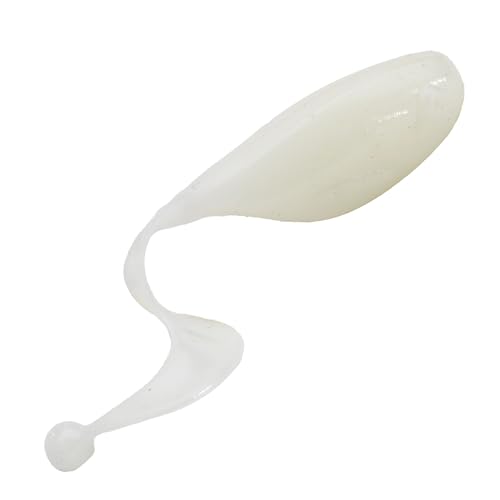Strike King Mr. Crappie Crappie Cutter Fishing Lure, White/White Head