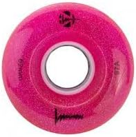 Luminous LED Quad Wheels PINK GLITTER 62MM 97A 4pack
