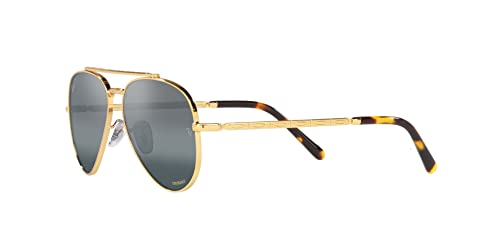 Image of Ray-Ban Unisex Rb3625 New Aviator Aviator Sunglasses