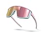 Julbo Lunettes de soleil - FURY Adulte - A partir de 12 ans - Rose Pastel/Bleu Clair - Catégorie 3