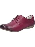 Josef Seibel Damen Sneaker Fiona.84, Frauen Schnürschuhe,Weite G (Normal),Freizeitschuhe,Schnuerschuhe,straßenschuhe,Berry,41 EU