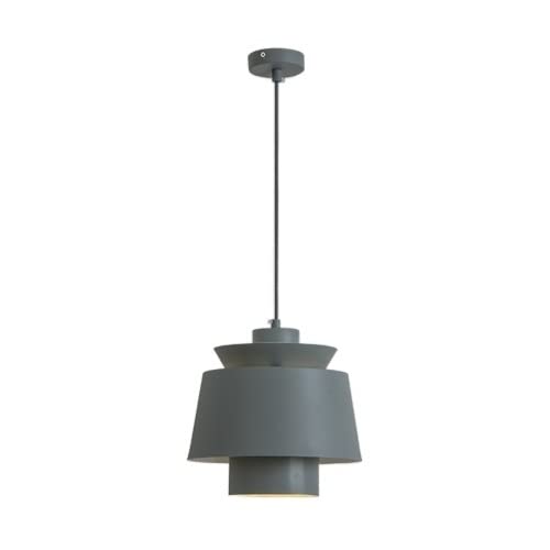 Chandelier scandinave gris E27 pour éclairer votre salle à manger avec élégance