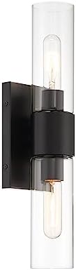 DESIGNERS FOUNTAIN Anton 17.5 inch 2-Light Wall Sconce, Matte Black, D286M-2WS-MB