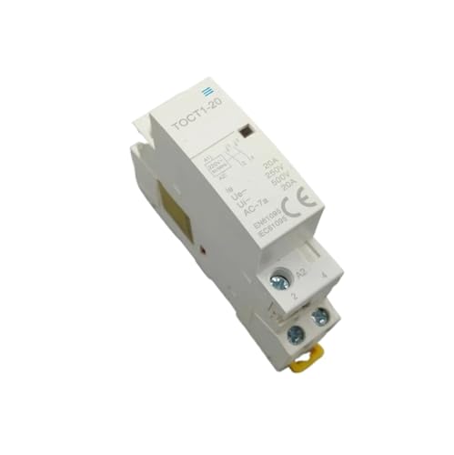Contactor modular de CA 2 polos 20A para cuadro electrico domestico 220V