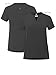 Adar Uniforms Addition Scrubs for Women - Notched V-Neck Top - A6002 (Pewter - M)