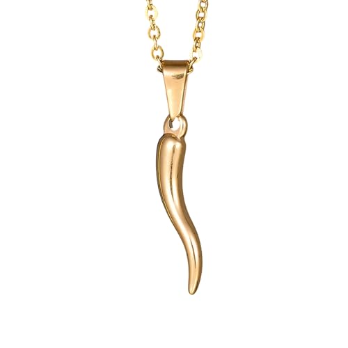 Collier piment italien en argent sterling porte-bonheur pour hommes et femmes