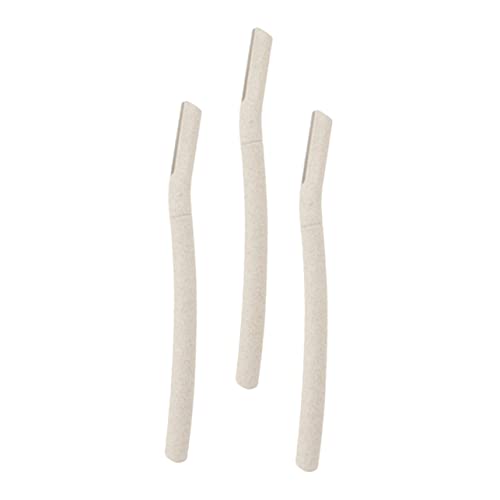 FOYTOKI Eyebrow Knife Trimmer Shaver 3pcs Set Portable Makeup Tool Light Compact