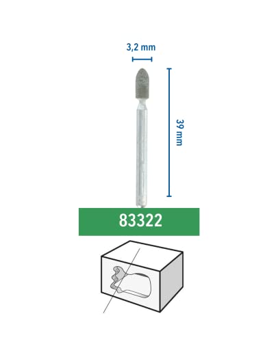 Dremel Molette Abrasive Al Carburo Di Silicio 3 Pz. 39 Mm - 2