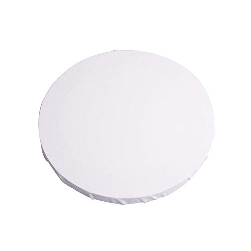 Toile à Peindre 1 panneau de toile ronde Pcs Blank Coton Acrylique Art Artiste Peinture à l'huile Toiles (Color : 40cm)
