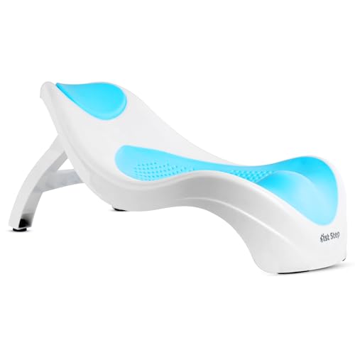 Image of 1st Step Portable Baby Bather /Bath Seat with Anti-Skid Base (Blue)