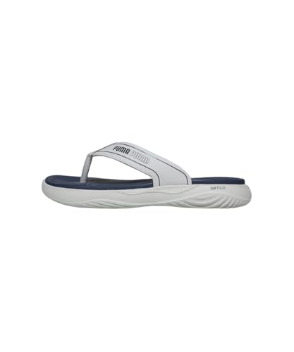 Image of PUMA | SOFTRIDE Seave V1 Flip-Flops | Persian Blue-Cool Light Gray | 9UK