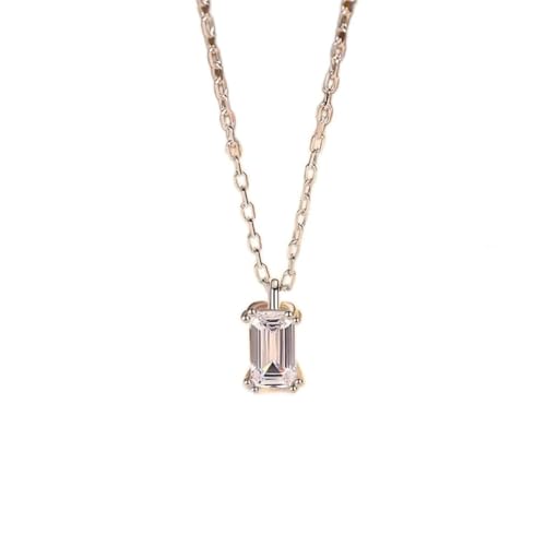 Collier pendentif en zircone cubique pour femme