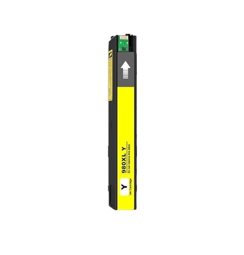 Cartouche d'encre X555DN 980 jaune résout vos problèmes de documents ternes
