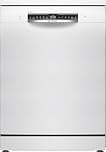 Bosch SMS4EVW08E Serie 4, Lavastoviglie da libera installazione, Home Connect, EfficientDry: apertura automatica della porta, Diagnostica da remoto, Assistente al lavaggio, Bianco, 60cm