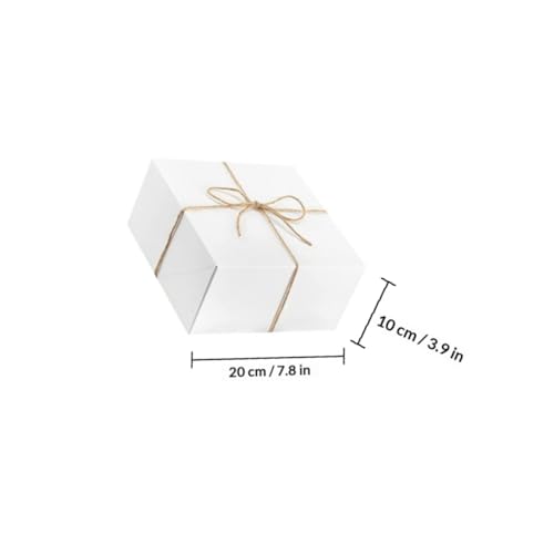 Emballage de pâtisseries et gâteaux boîte carton blanc stable pour shower - 2