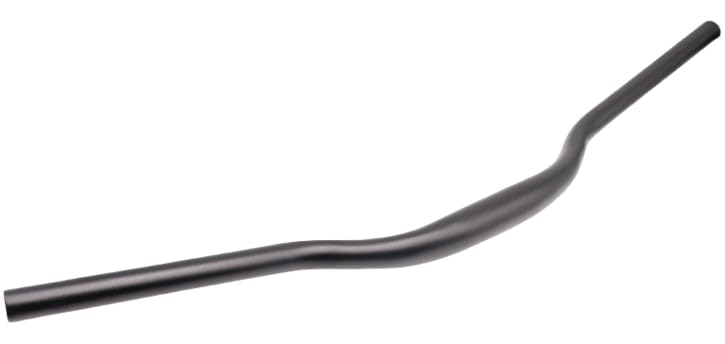 Manubrio per bicicletta MTB Riser Bar Ergo Manubrio per bicicletta, in alluminio, Ø 31,8 mm, 620 700 720 780 mm, nero opaco (720 mm)