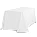 LinenTablecloth 90 x 156-Inch Rectangular Polyester Tablecloth White