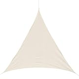 Outsunny - Toldo Vela triangulo (Varios tamaños y Colores), tamaño 4x4x4m, Color Beige