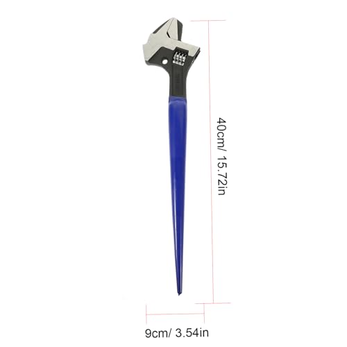 Clé à molette de chantier 30 cm pour serrage et alignement - 8