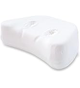 Ear Hole Memory Foam Pillow - Adjustable For Side Sleepers & CNH Relief (CertiPUR-US Certified)