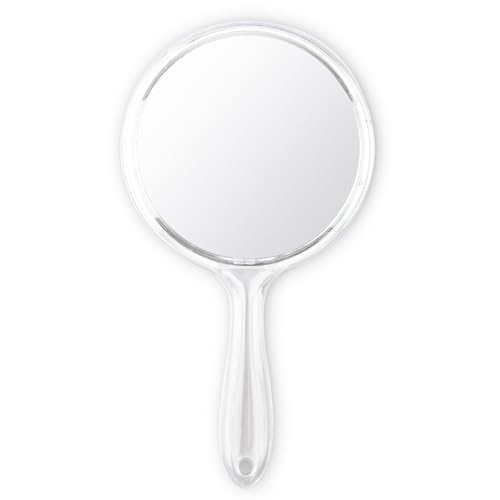 Hariendny Handspiegel mit Griff Runder Make up Handspiegel 1-2-fach Vergrößerung Doppelseitig 574217_1_jGz0vgxdL