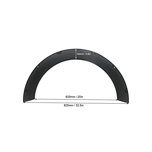Fender flares universales KIMISS para proteger los arcos de rueda de tu coche de forma flexible 6