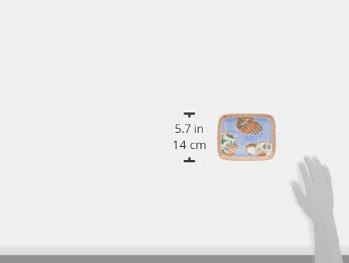 Amazon｜波佐見焼 林九郎窯 絢爛 古伊万里風 銘々皿 青海波地紋雪輪