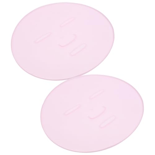 Angoily Bandeja de Silicona Reutilizable para Mascarilla Facial Casera Molde para Mascarilla de Algas Marinas y Colágeno Herramienta Hidratante Práctica para Belleza Color Aleatorio