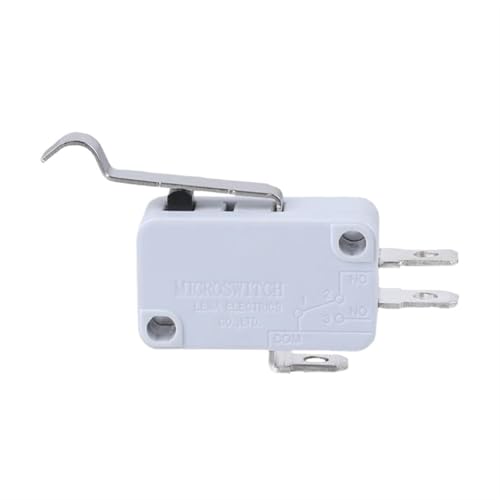 Micro-interrupteur KW7-5 de fin de course bouton-poussoir pour four à micro-ondes gris 5pcs