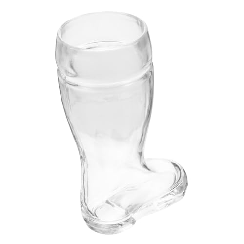 NIYANGLE Vaso Forma de Bota Transparente Resistente al Calor para Vino Cóctel y Cerveza para Bar Hogar y Camping