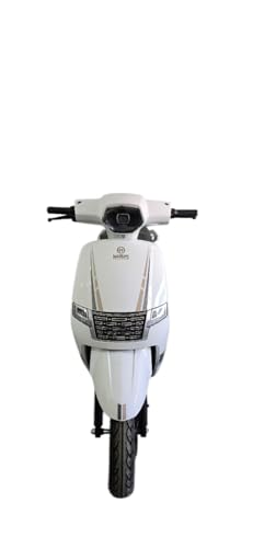 Image of Virat Pro Electric Scooter, Non RTO, 70-150 km Range Per Charge, Fast Charging (White)